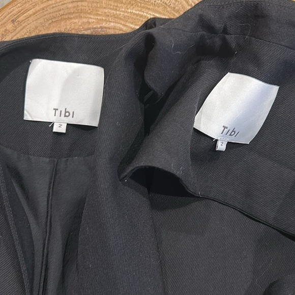 Tibi jacket sz 2 with removable collar Black Blazer, great pre owned condition - Picture 10 of 10